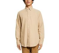 ESPRIT Men's 103EE2F312 Shirt, 270/BEIGE, S