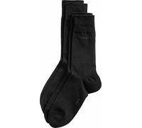 ESPRIT Men's Basic Uni Multipack M So Cotton Plain 2 Pairs Socks, Black 3000, 5.5-8