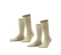 ESPRIT Men's Basic Easy Multipack M So Cotton Plain 2 Pairs Socks, Beige Cream 4011, 11.5-14