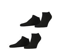 ESPRIT Men's Basic Uni Multipack M Sn Cotton Low-Cut Plain Trainer Socks 2 Pairs, Grey Anthracite Melange 3080, 11.5-14