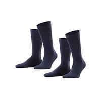 ESPRIT Men's Basic Uni Multipack M So Cotton Plain 2 Pairs Socks, Blue Marine 6120, 8.5-11