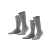 ESPRIT Men's Basic Uni Multipack M So Cotton Plain 2 Pairs Socks, Grey Light Melange 3390, 11.5-14