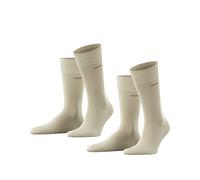 ESPRIT Men's Basic Uni Multipack M So Cotton Plain 2 Pairs Socks, Beige Cream 4011, 11.5-14