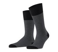 ESPRIT Men's Cozy Piqué Boot M So Cotton Wool Patterned 1 Pair Socks, Black 3000, 8.5-11