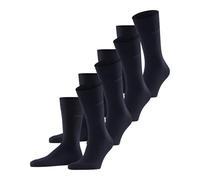 ESPRIT Men's Solid M So Cotton Plain multipack Socks, Blue Marine 6120, 6.5-11