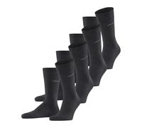ESPRIT Men's Solid M So Cotton Plain multipack Socks, Grey Anthracite Melange 3080, 6.5-11
