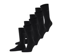 ESPRIT Men's Solid M So Cotton Plain Socks multipack, Black 3000, 6.5-11