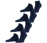 Esprit Mens Solid Sneaker 4 Pack Socks - Marine Navy