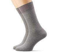 ESPRIT Men's Sporty Waffle 2-Pack Socks, Cotton, Grey (Light Grey Melange 3390), 8.5-11 (Pack of 2)