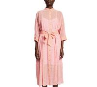 ESPRIT Midi Dress with All-Over Pattern, Fliederfarben, 14
