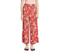 ESPRIT Patterned Pull-On Wide Leg Trousers, Coral Orange, 6