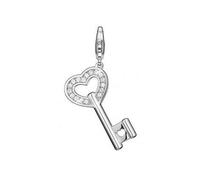Esprit Pendant Charms Silver Zirconia Heart Key XL ESZZ90721A000