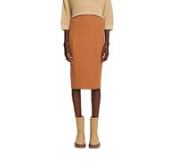 ESPRIT Women's 083eo1d303 Skirt, Caramel, M