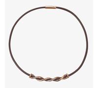 Esprit Rose Gold Plated Cubic Zirconia Twist Necklet ESNL92244B390