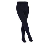 ESPRIT Unisex Kids Foot Logo K Ti Cotton Plain 1 Pair Tights, Blue Marine 6120, 6-8.5