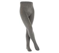 ESPRIT Unisex Kids Foot Logo K Ti Cotton Plain 1 Pair Tights, Grey Light Melange 3390, 6-8.5