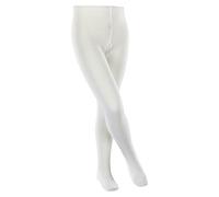 ESPRIT Unisex Kids Foot Logo K Ti Cotton Plain Tights 1 Pair, White Off-White 2040, 12-2.5