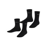 ESPRIT Unisex Kids Foot Logo Multipack K So Cotton Plain 2 Pairs Socks, Black 3000, 12-2.5