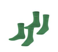 ESPRIT Unisex Kids Foot Logo Multipack K So Cotton Plain 2 Pairs Socks, Green Apple 7200, 6-8.5