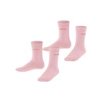 ESPRIT Unisex Kids Foot Logo Multipack K So Cotton Plain 2 Pairs Socks, Pink Orchid 8985, 12-2.5