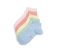 ESPRIT Unisex Kids Solid Mix Multipack K Sn Cotton Low-Cut Plain Trainer Socks 5 Pairs, Multicolored Pastell Mix 0030, 3-5