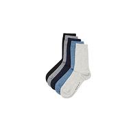 ESPRIT Unisex Kids Solid Mix Multipack K So Cotton Plain Socks 5 Pairs, Multicolored Black Grey Blue Beige Mix 0070, 3-5