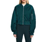 ESPRIT Women's 014ee1g343 Jacket, 375/Dark Teal Green, S