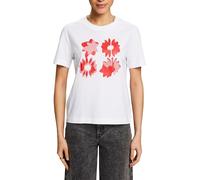 ESPRIT Women's 014ee1k320 T-Shirt, 100/White, XXS