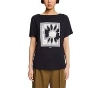 ESPRIT Women's 014ee1k327 T-Shirt, 001/Black, XXS