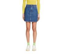 ESPRIT Women's 024ee1d321 Skirt, 902/Blue Medium Wash, 26