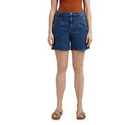 ESPRIT Women's 031EE1C306 Denim Shorts, 902/Blue Medium Wash, 27