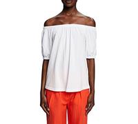 ESPRIT Women's 033cc1k318 T-Shirt, White, S