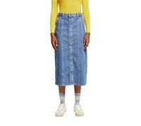 ESPRIT Women's 034EE1D322 Skirt, 903/BLUE Light WASH, 2