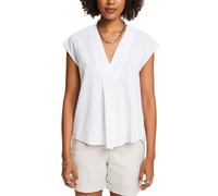 ESPRIT Women's 034ee1f339 Blouse, 100/White, Large