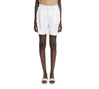 ESPRIT Women's 042EE1C307 Shorts, 100/WHITE, 34
