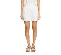 ESPRIT Women's 042EE1C312 Shorts, 100/WHITE, 34