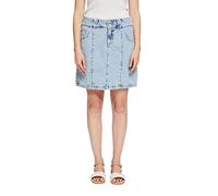 ESPRIT Women's 042EE1D304 Skirt, 904/BLUE Bleached, 28