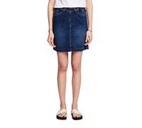 ESPRIT Women's 043cc1d302 Skirt, 901/Blue Dark Wash, UK 4