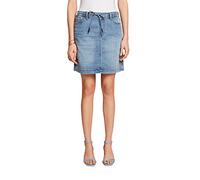 ESPRIT Women's 043cc1d302 Skirt, Blue Light Washed, UK 4