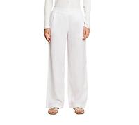 ESPRIT Women's 043eo1b305 Pants, White, 38W x 32L