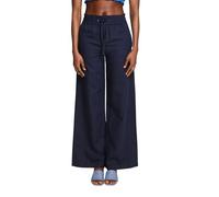 ESPRIT Women's 044ee1b375 Pants, 400/Navy, 30W x 32L