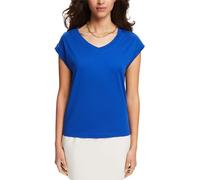 ESPRIT Women's 044ee1k310 T-Shirt, 410/Bright Blue, XS