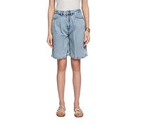 ESPRIT Women's 053EE1C312 Denim Shorts, 904/BLUE Bleached, 25, 904/Blue Bleached