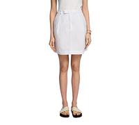ESPRIT Women's 053ee1d303 Skirt, White, 8