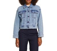 ESPRIT Women's 073ee1g341 Blazer, 903/Blue Light Wash, L
