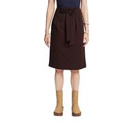 ESPRIT Women's 073eo1d302 Skirt, Dunkelbraun, 10