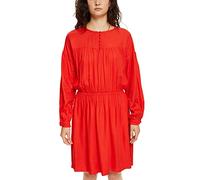 ESPRIT Women's 082cc1e312 Dress, 635/Orange Red, S
