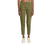 ESPRIT Women's 082EE1B304 Pants, 355/DARK Khaki, 29