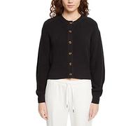 ESPRIT Women's 082ee1i328 Cardigan Sweater, 001/Black, S