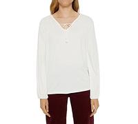 ESPRIT Women's 091cc1k313 T-Shirt, 110/Off White, M